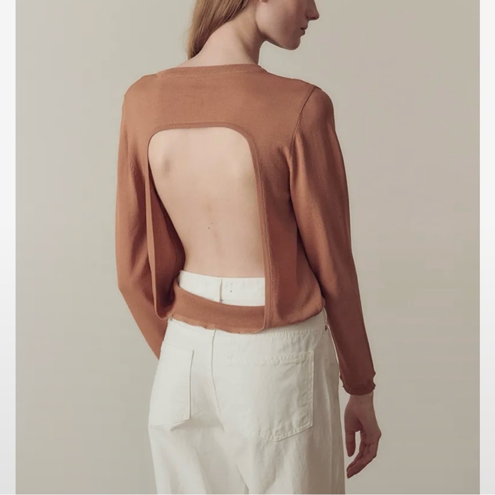 Hidden Forest Market Backless Knit Top - Picture 2 of 11